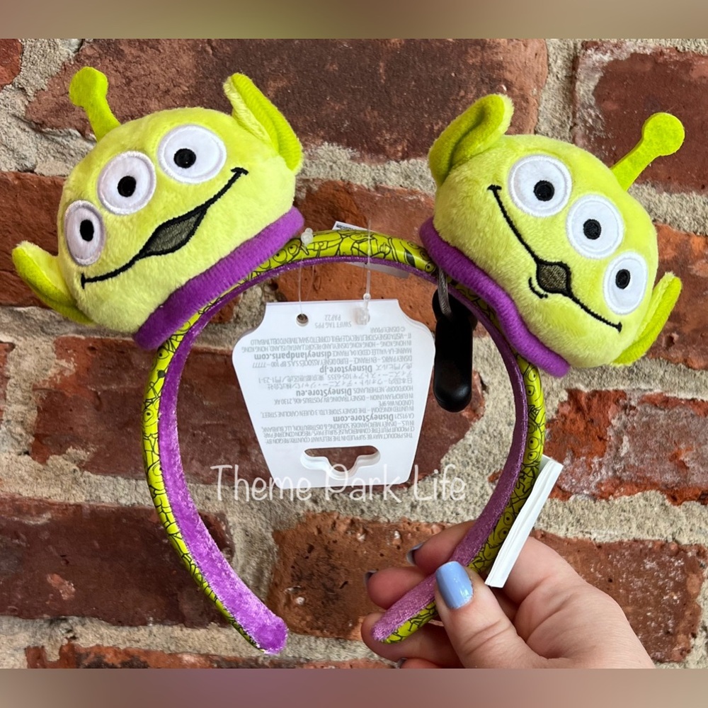 2025 Disney Parks Pixar Toy Story LGM Little Green Men Alien Plush Headband NEW